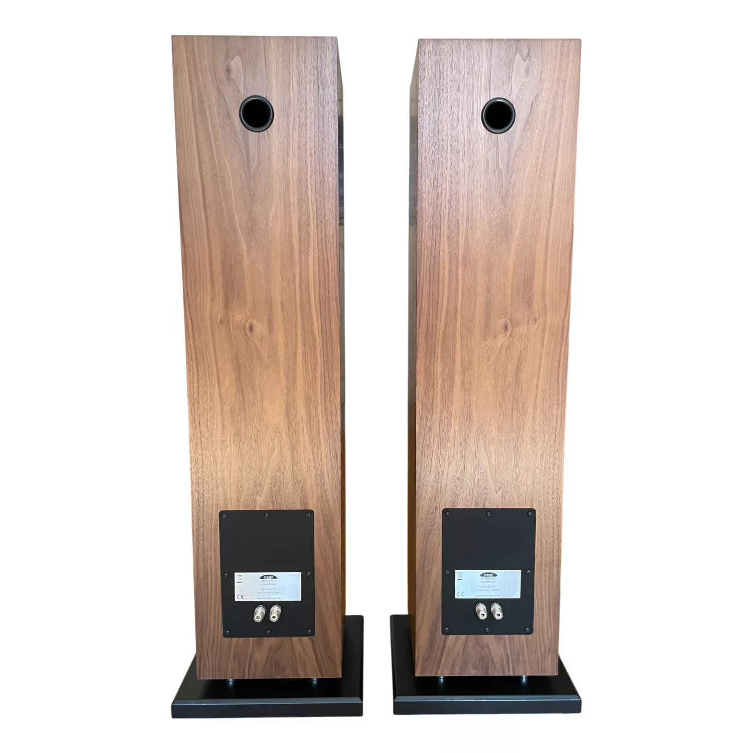 Enceintes colonnes Hi-Fi Neat Elite Classic - noyer américain