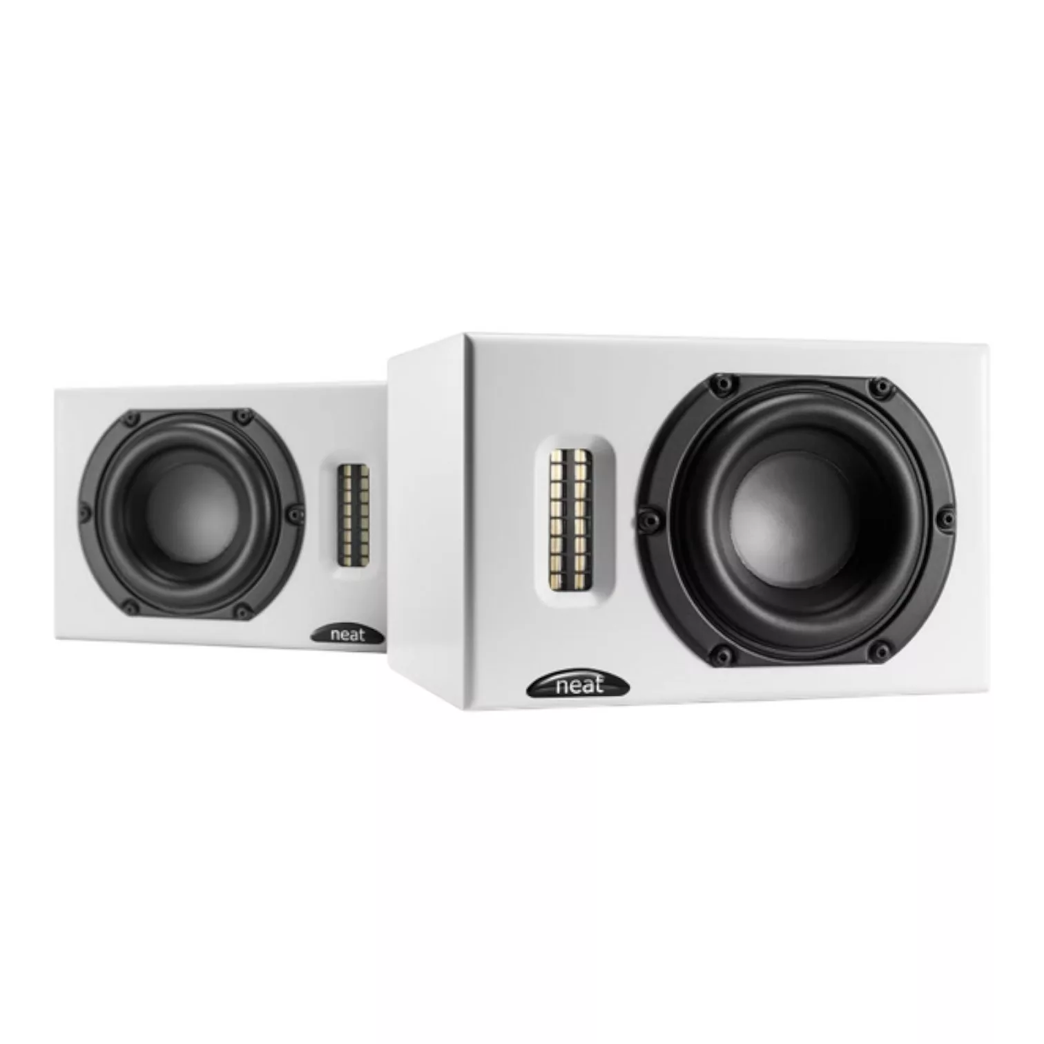 Enceintes bibliothèques Hi-Fi Neat Iota II - blanc satiné