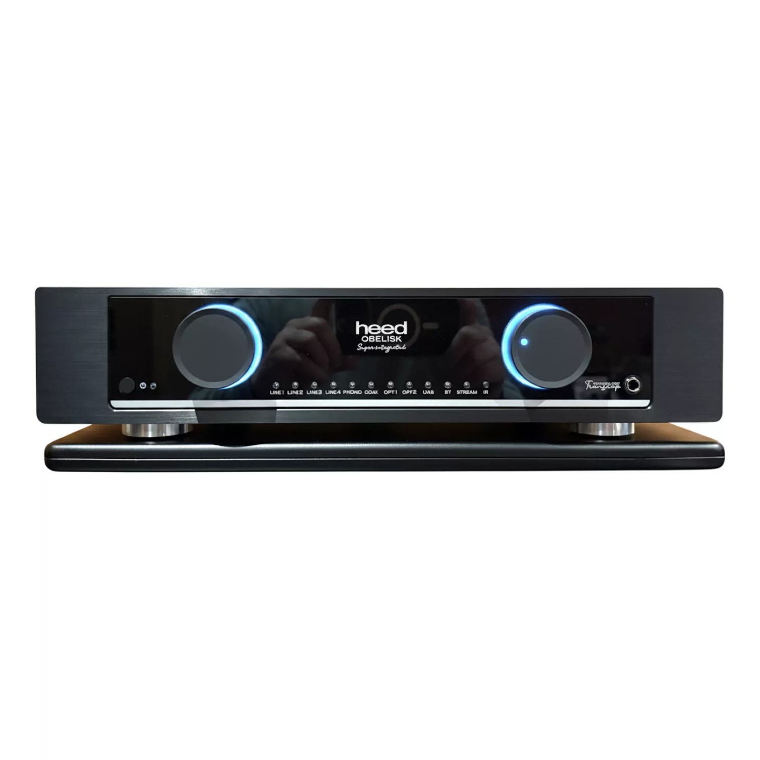 Tci Podium 3 avec ampli Hi-Fi Heed Obelisk Super Integrated