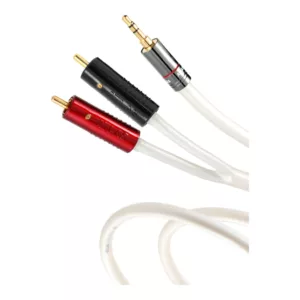 Câble Audio personnel analogique Hi‑Fi Atlas Cables Equator Metik 3.5mm – Achromatic X RCA