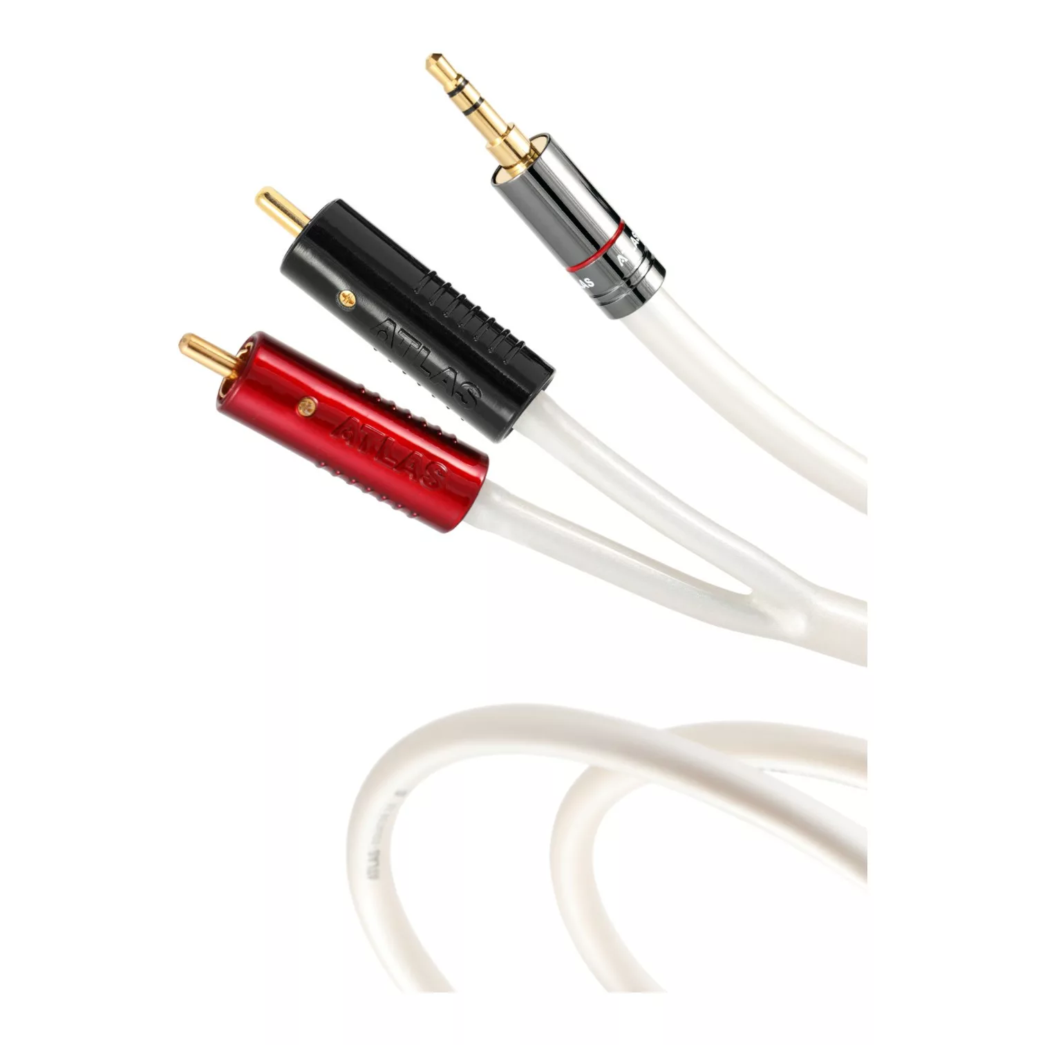 Câble Audio personnel analogique Hi‑Fi Atlas Cables Equator Metik 3.5mm – Achromatic X RCA