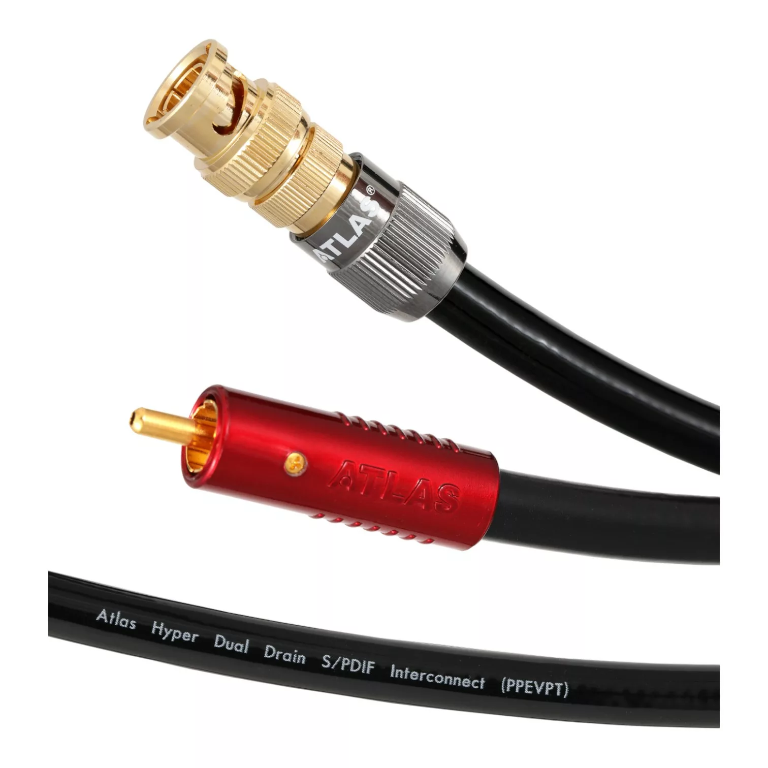 Câble Numérique Coaxial Hi-Fi Atlas Cables Hyper Achromatic X RCA - BNC SPDIF
