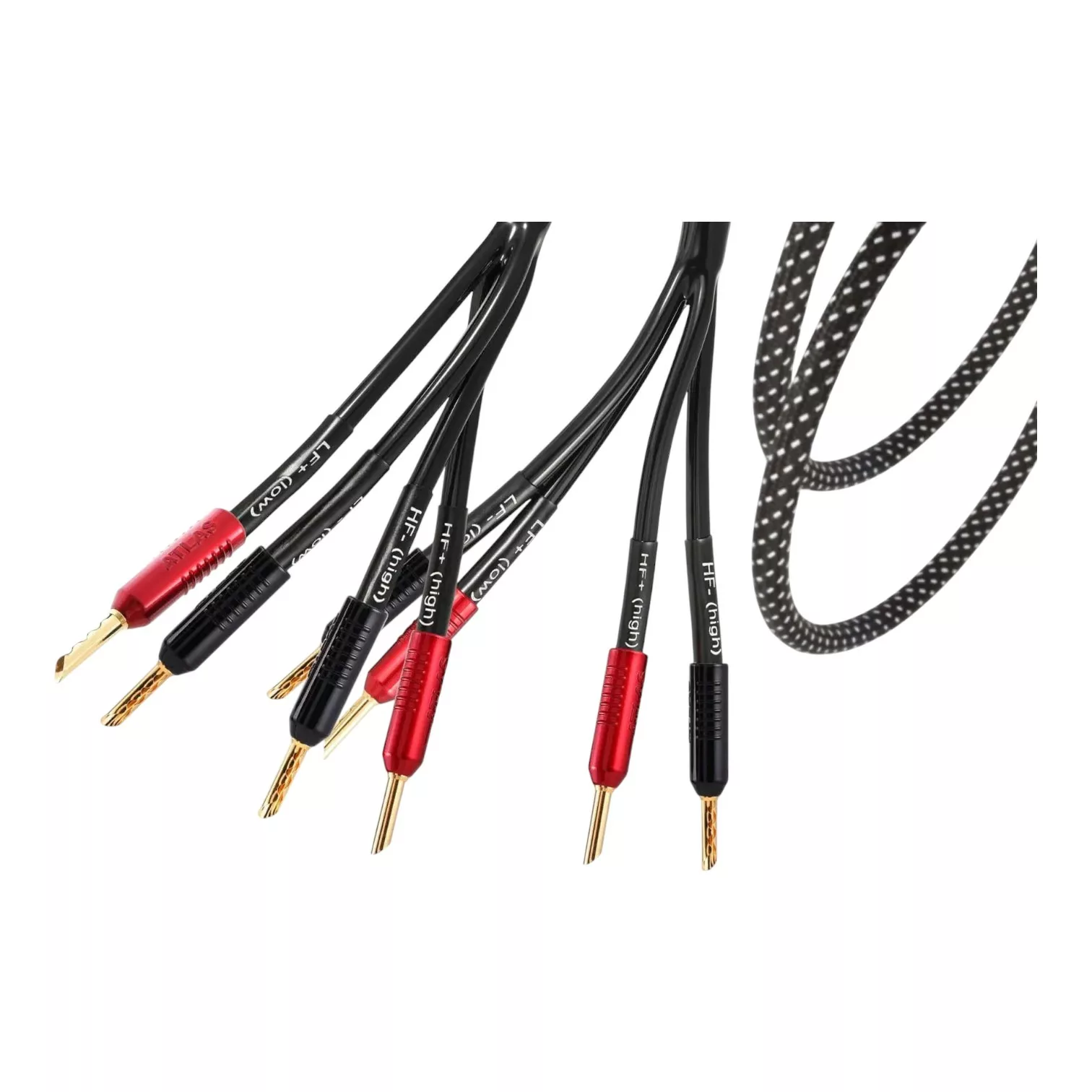 Câbles d'enceintes Hi-Fi Bi-câblage Atlas Cables Hyper Achromatic Bi-wire 4-4 Speaker Z