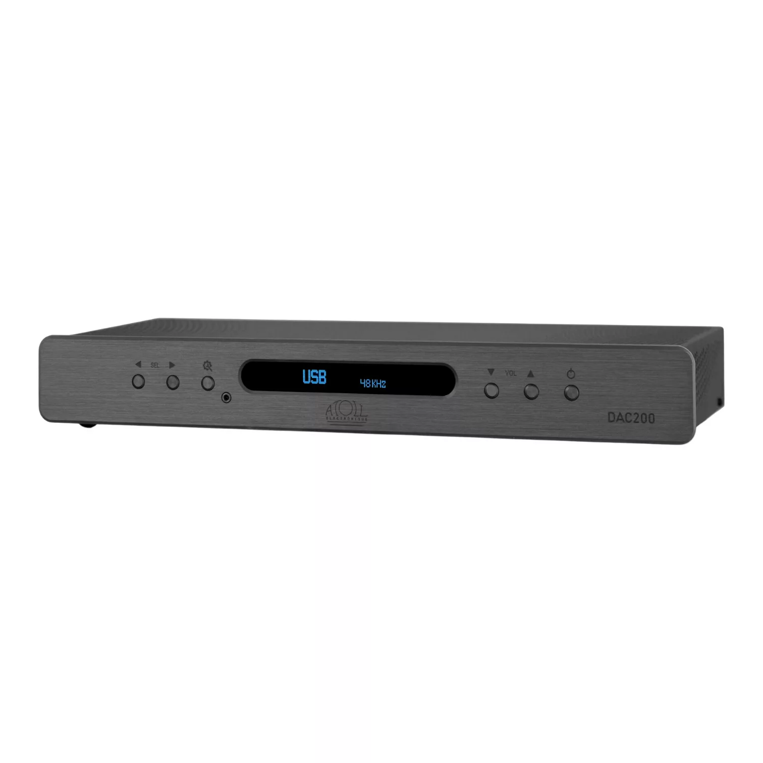 DAC audio Hi-Fi Atoll Electronique DAC200 SIGNATURE - Alu noir