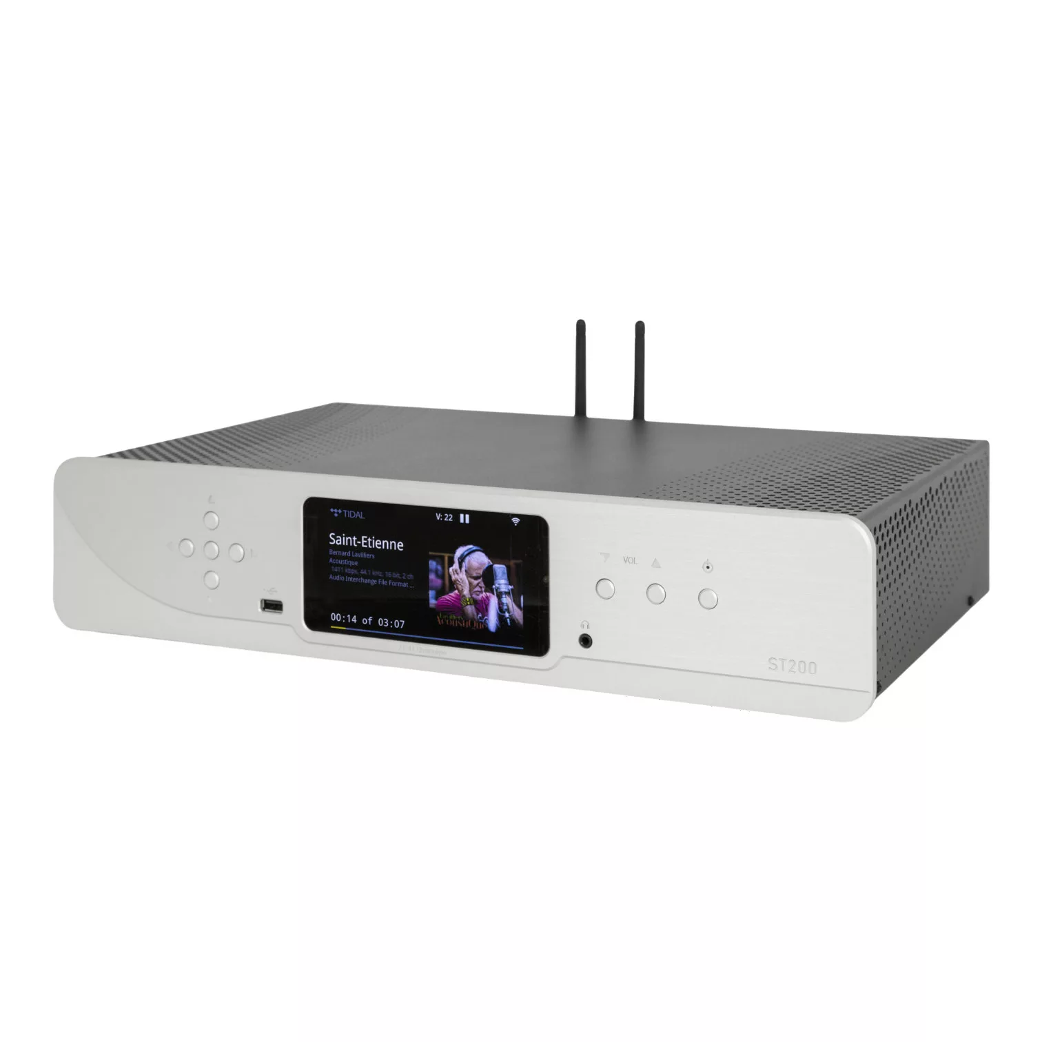 Lecteur réseau Hi-Fi Atoll Electronique ST200 SIGNATURE - Alu naturel