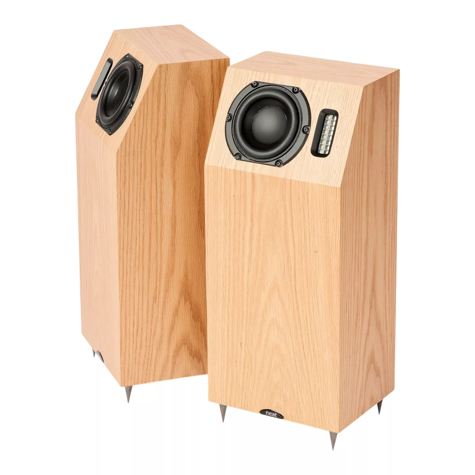 Enceintes colonnes Hi-Fi Neat Iota Alpha II - chêne naturel