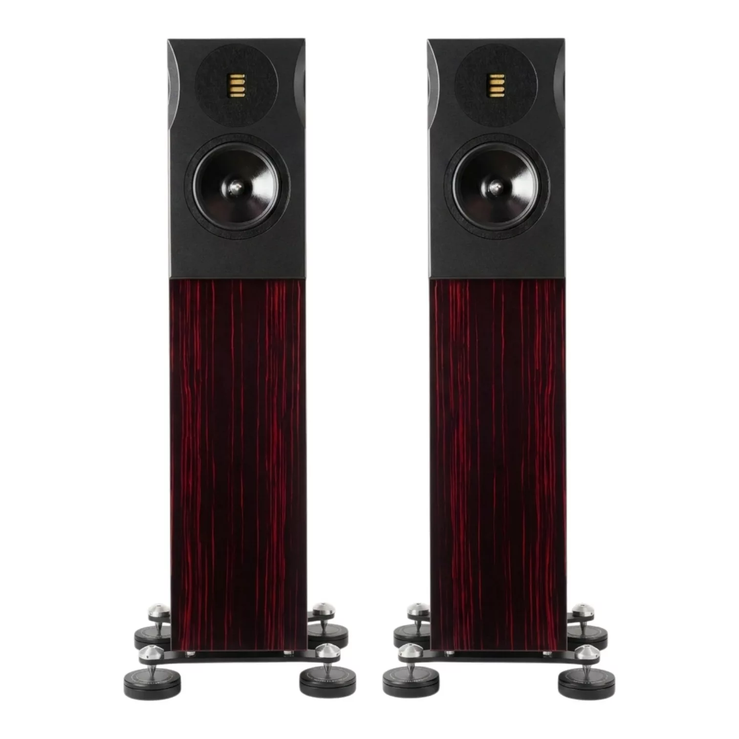Tci True Puc Monolith Pro + enceintes Neat Momentum J6 - Rubis Flamme Laqué