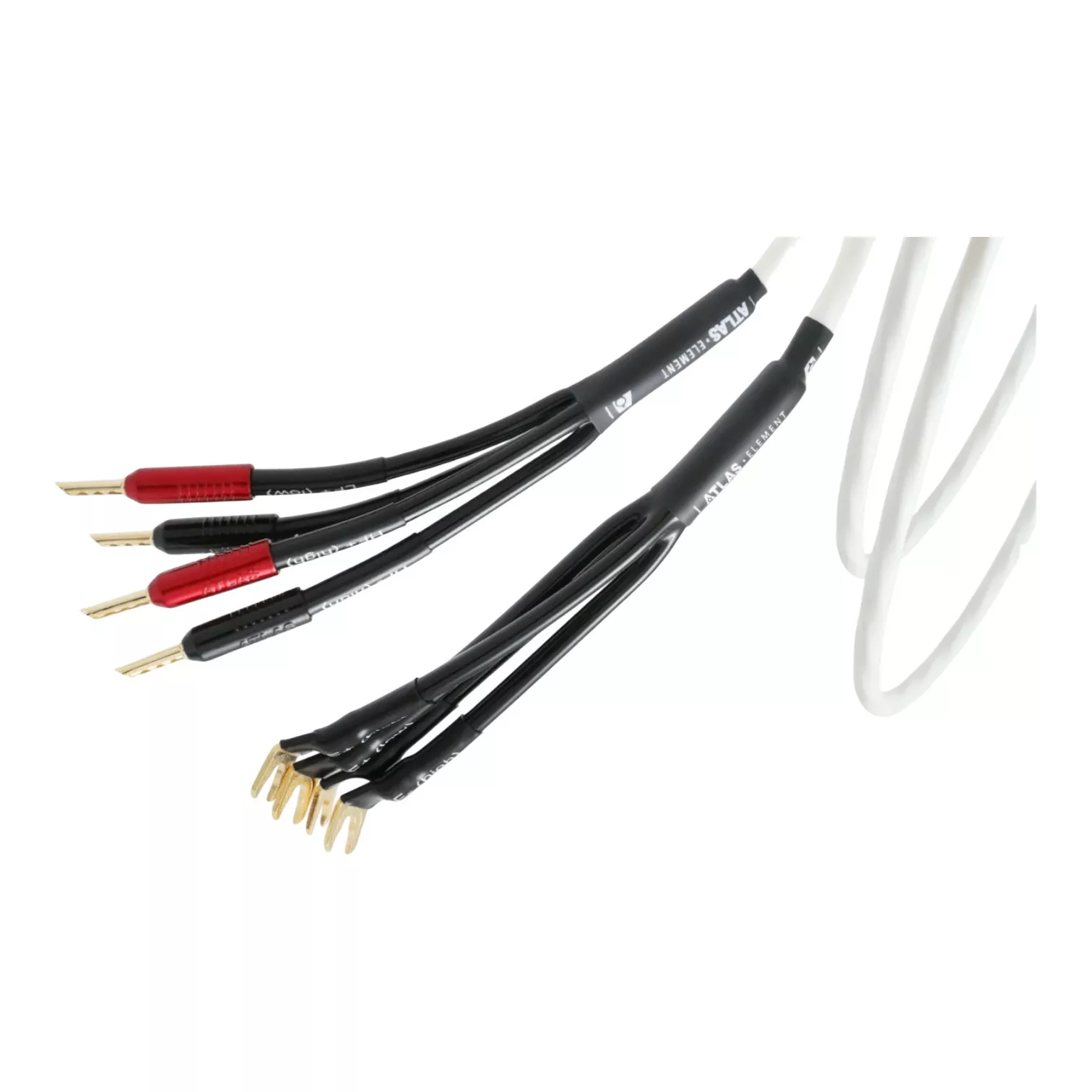 Câbles d'enceintes Hi-Fi Bi-câblage Atlas Cables Element Speaker Bi-wire R1 4-4