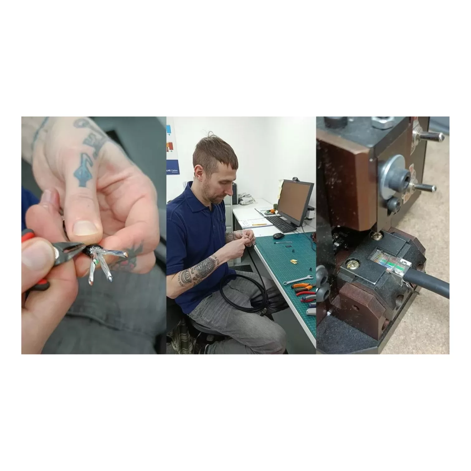 Atlas Cables - Fabrication à la main